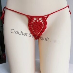 Christmas Bikini Bottom.  Xmas Thong - G String.